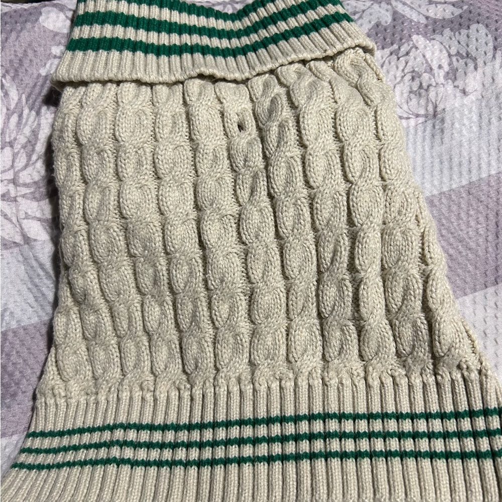5 Assorted medium dog sweaters,